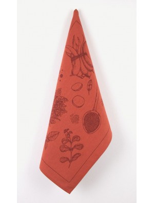 Paño cocina Roots Sarga