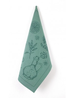 Paño cocina Roots Sarga