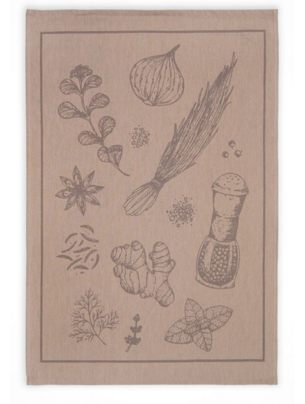 Paño cocina Roots Sarga