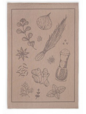 Paño cocina Roots Sarga